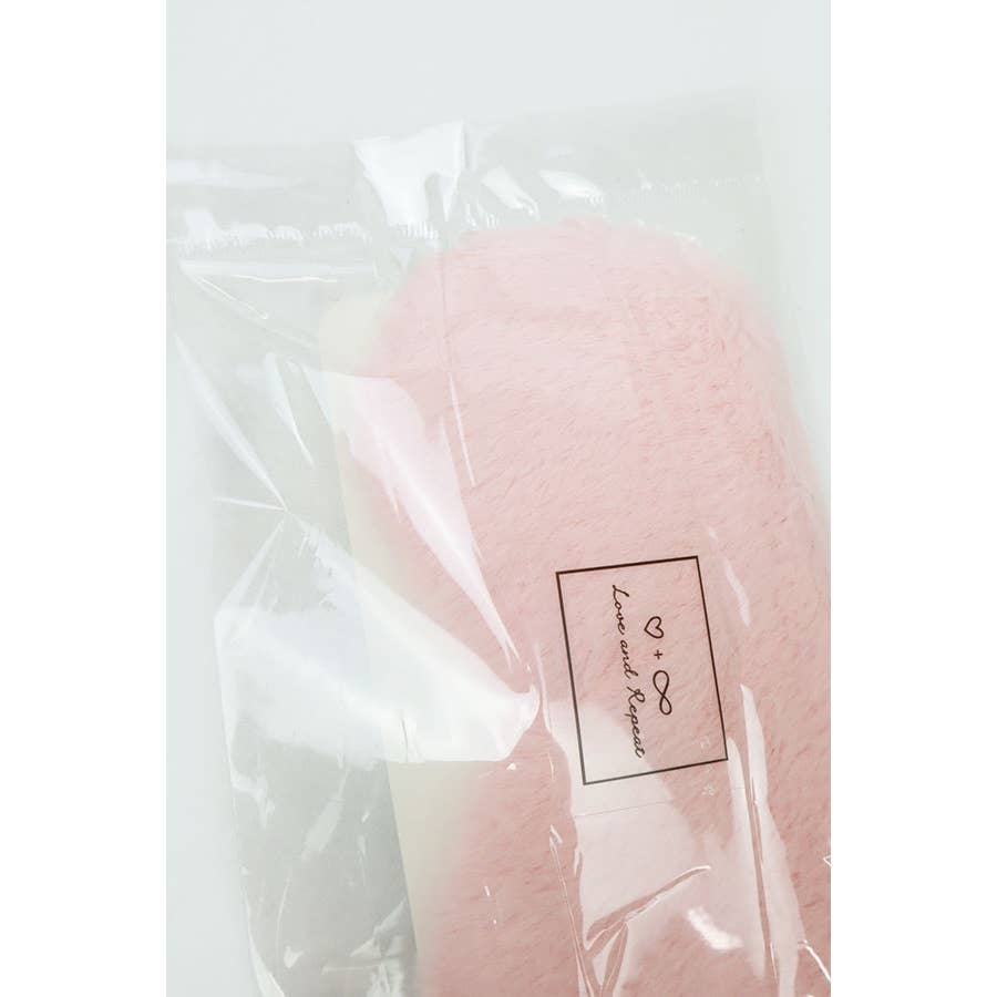 Faux Fur Eye Mask: MIX COLOR / ONE
