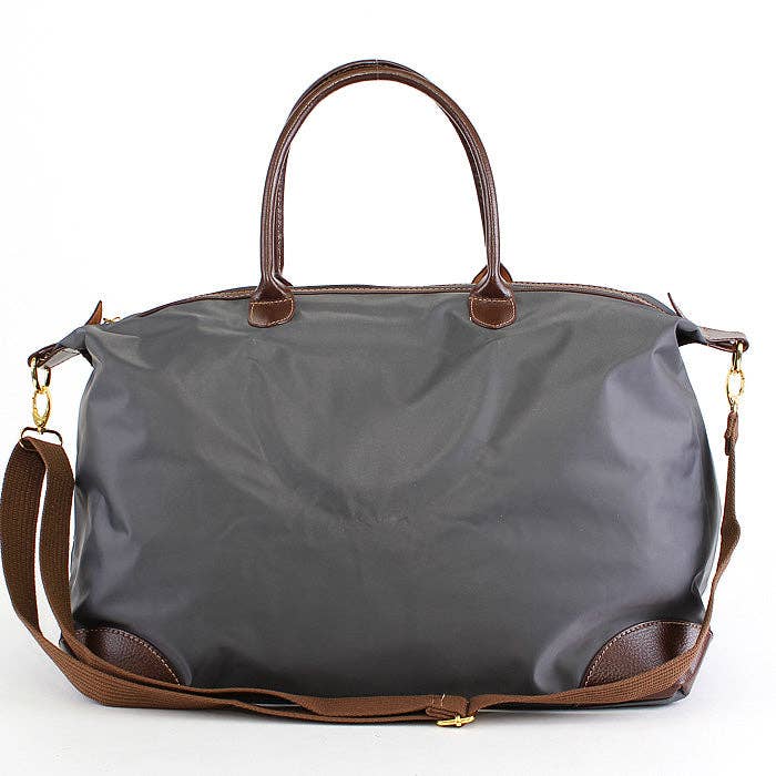 Nylon Weekender/Duffle Bag: Navy