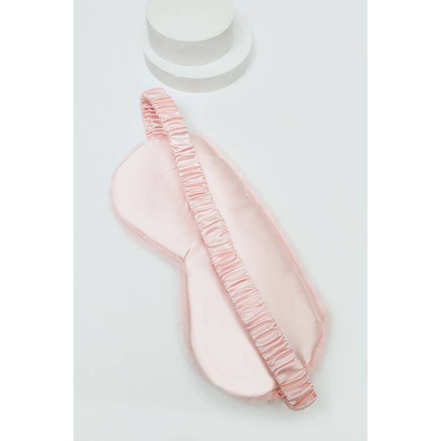 Faux Fur Eye Mask: MIX COLOR / ONE