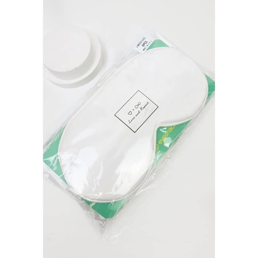 Silk Satin Sleeping Mask SILVER GRAY