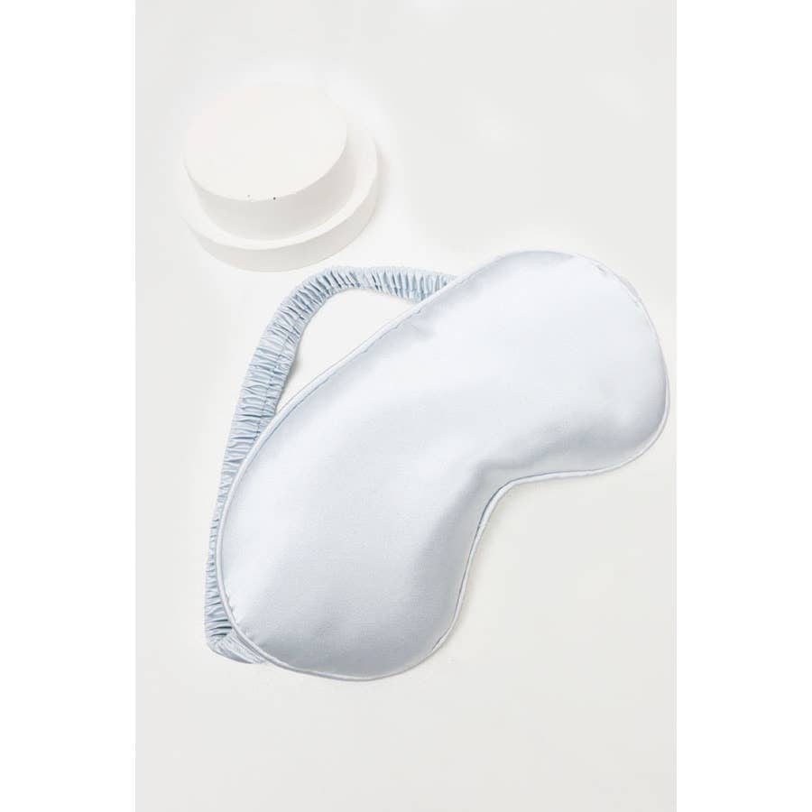 Silk Satin Sleeping Mask SILVER GRAY