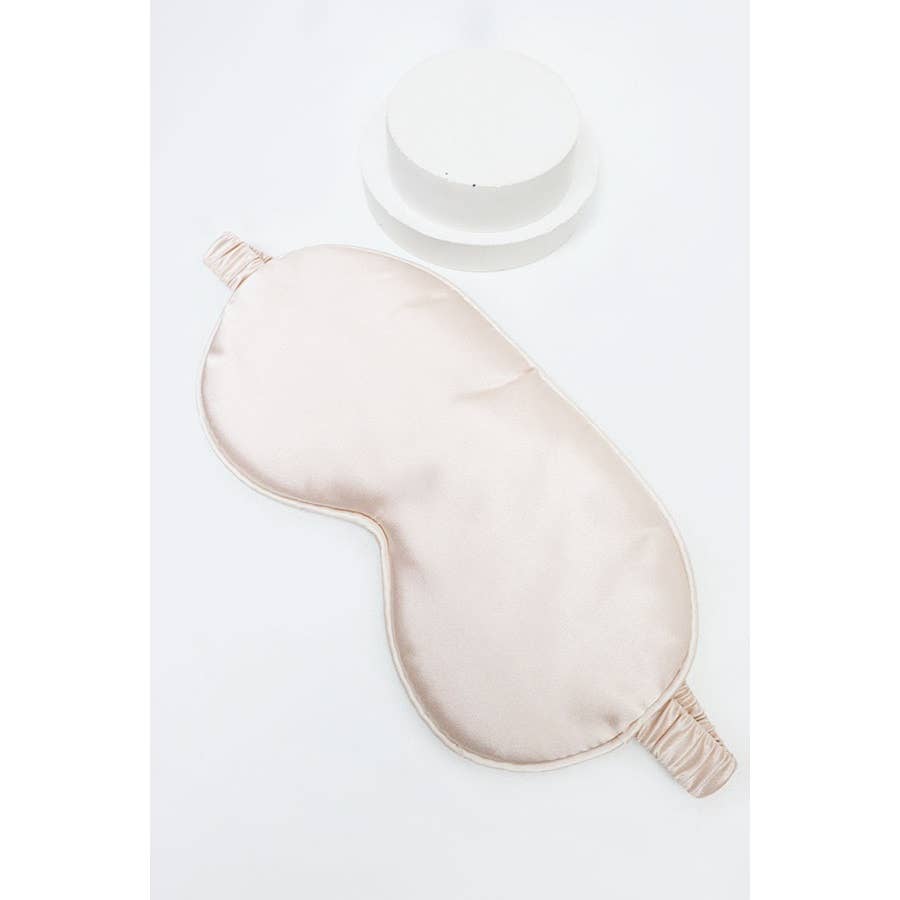 Silk Satin Sleeping Mask SILVER GRAY