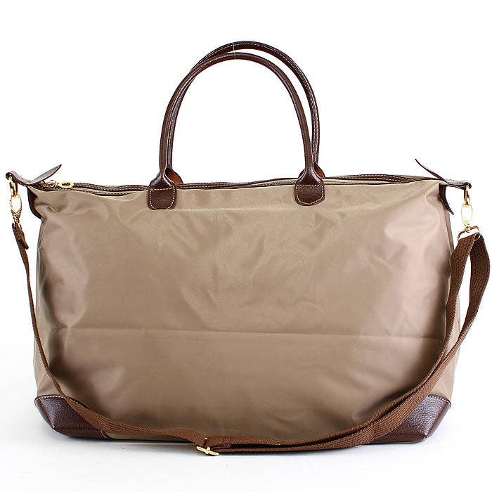 Nylon Weekender/Duffle Bag: Navy