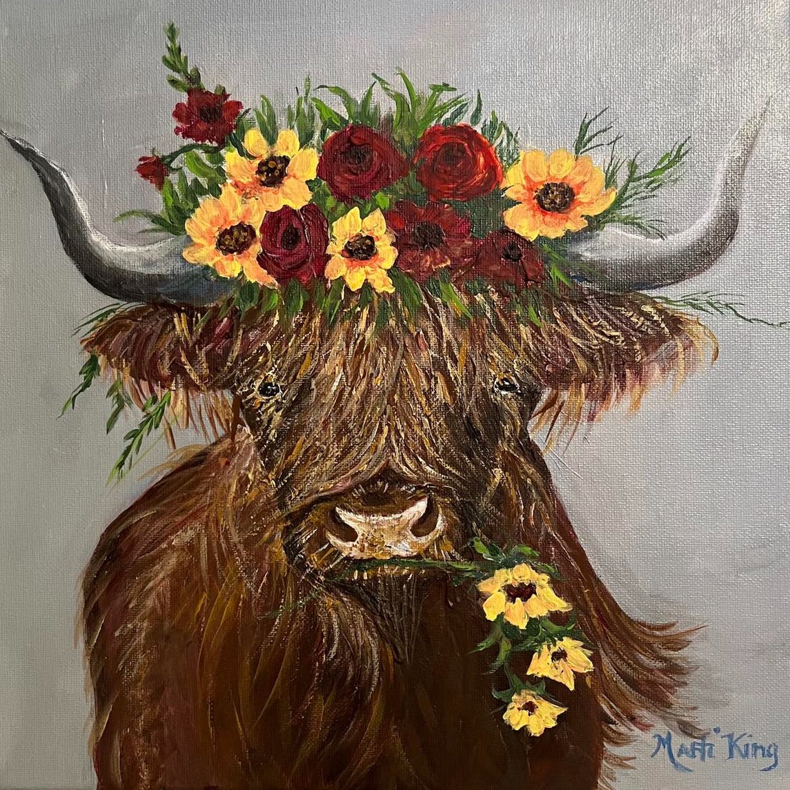 Maisie the Highlands Cow paint workshop Sept 24 @ 2pm