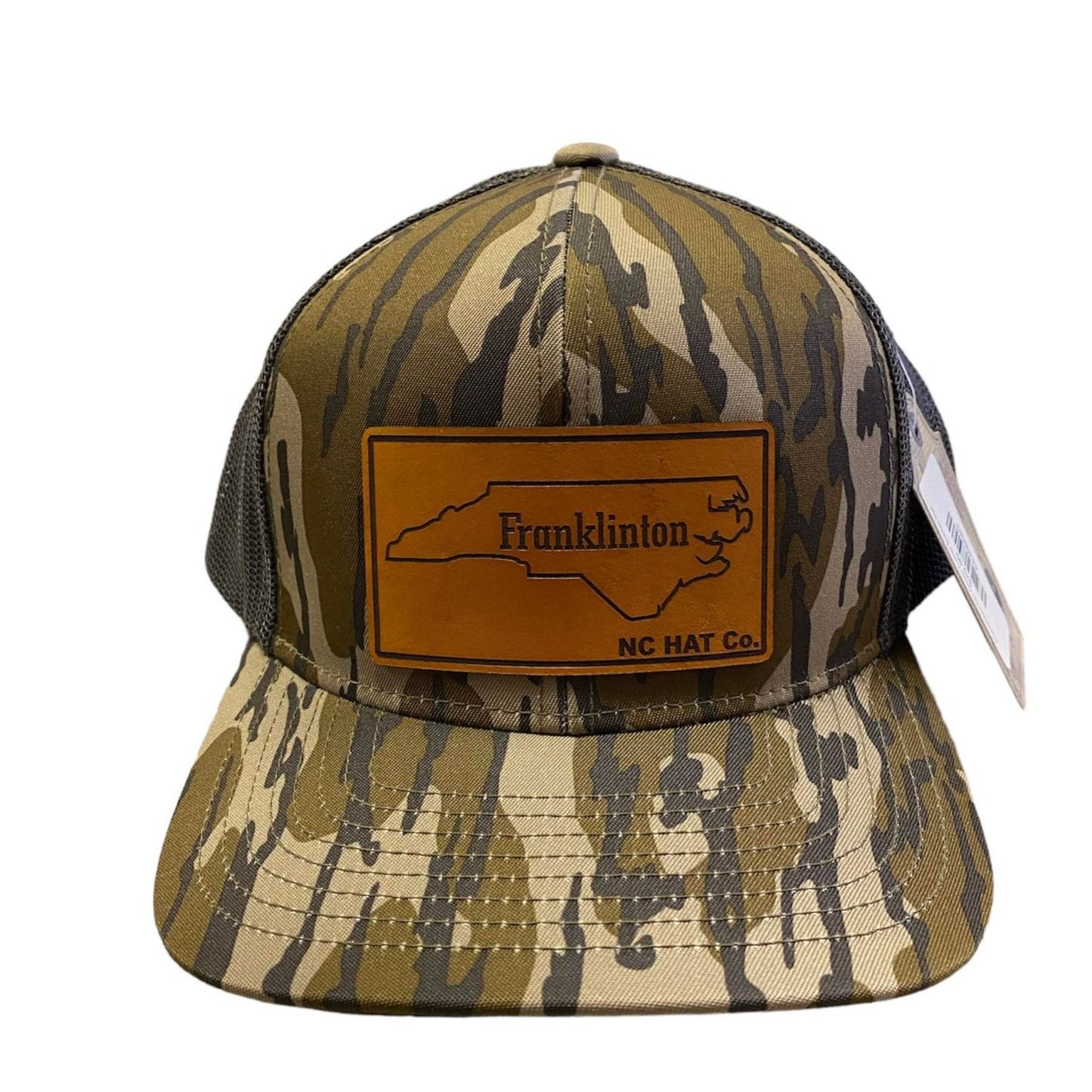 Franklinton NC Green Camo Trucker Hat