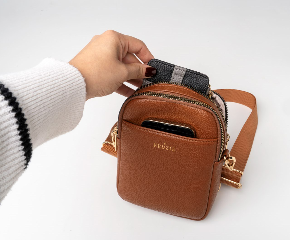 Kedzie Solstice Convertible Crossbody Black