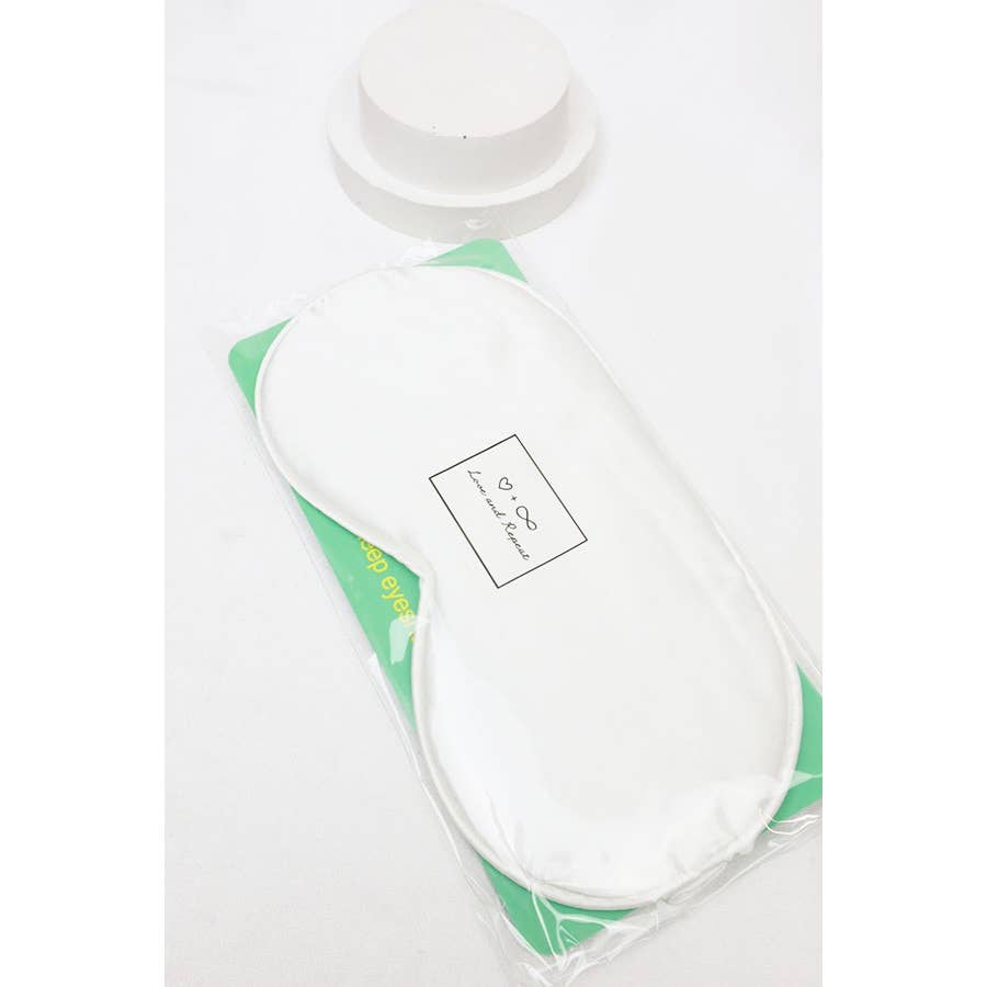 Silk Satin Sleeping Mask SILVER GRAY