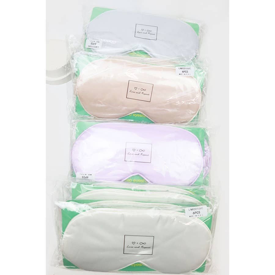 Silk Satin Sleeping Mask SILVER GRAY