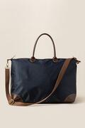 Nylon Weekender/Duffle Bag: Navy