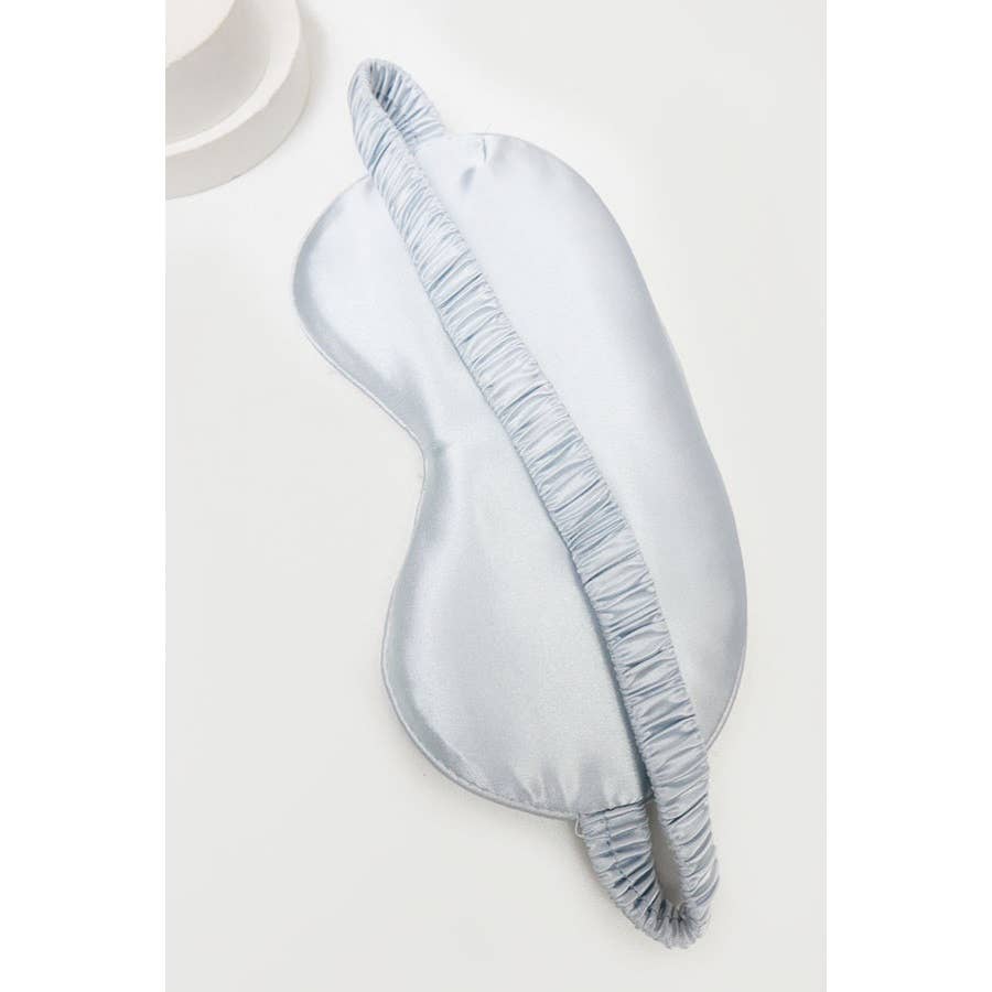 Silk Satin Sleeping Mask SILVER GRAY