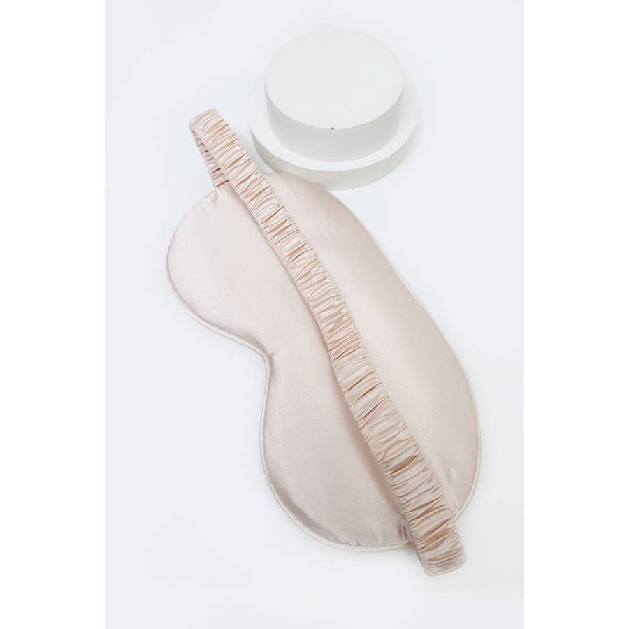 Silk Satin Sleeping Mask SILVER GRAY