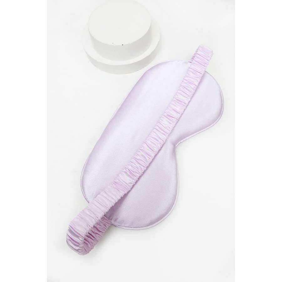 Silk Satin Sleeping Mask SILVER GRAY