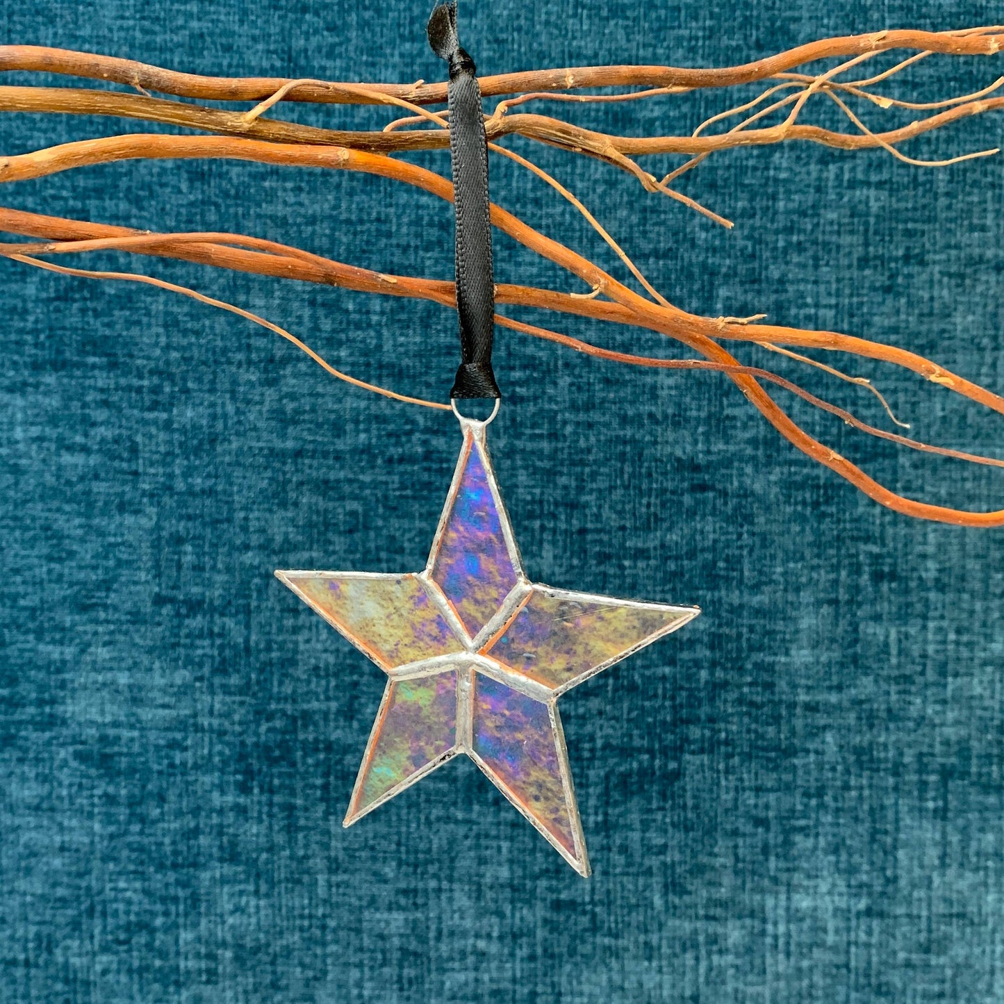 You + Shine: Congrats Handmade Stained Glass Star 7700