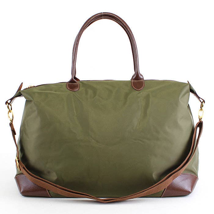 Nylon Weekender/Duffle Bag: Navy