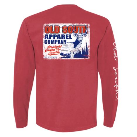 Big Original Crimson- Long Sleeve