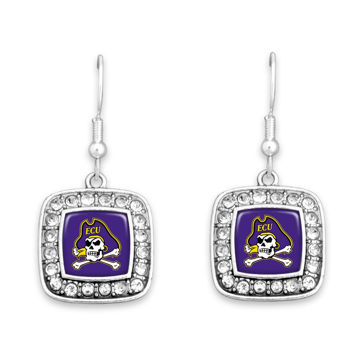 East Carolina Pirates Earrings- Kassi