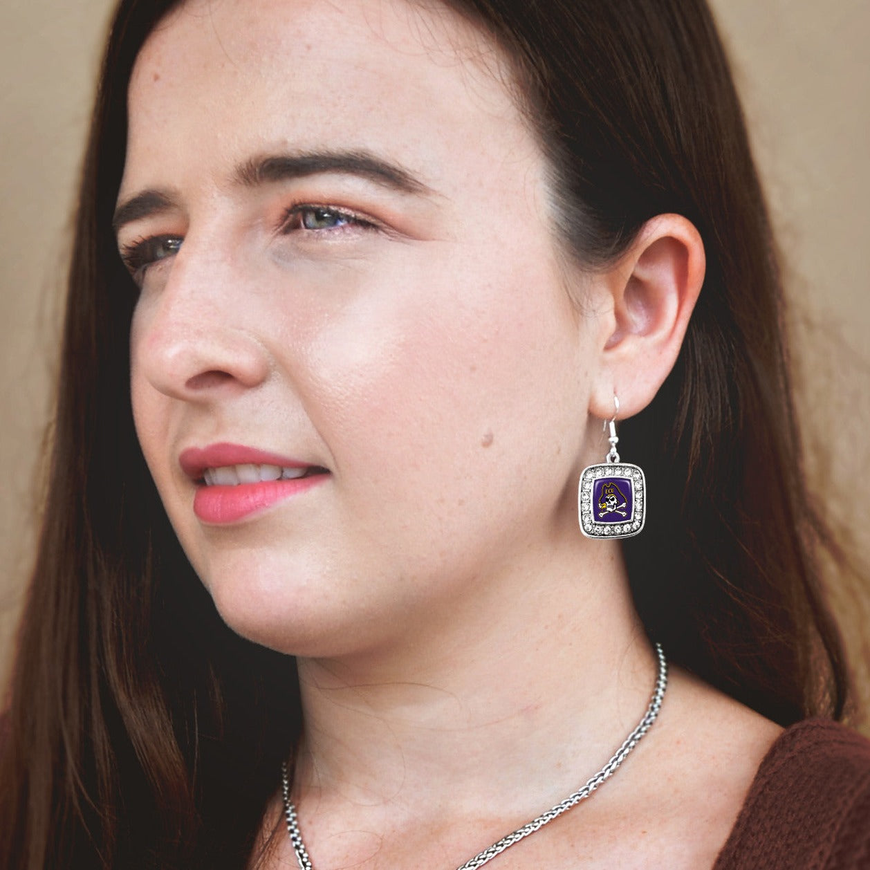 East Carolina Pirates Earrings- Kassi