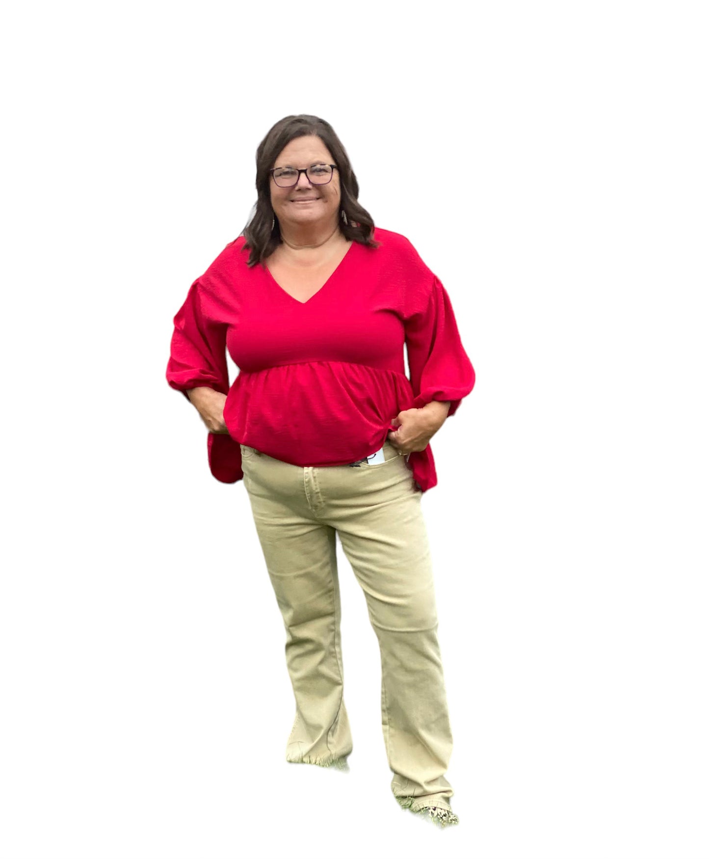 Judy Blue Khaki Cotton Blend Jeans