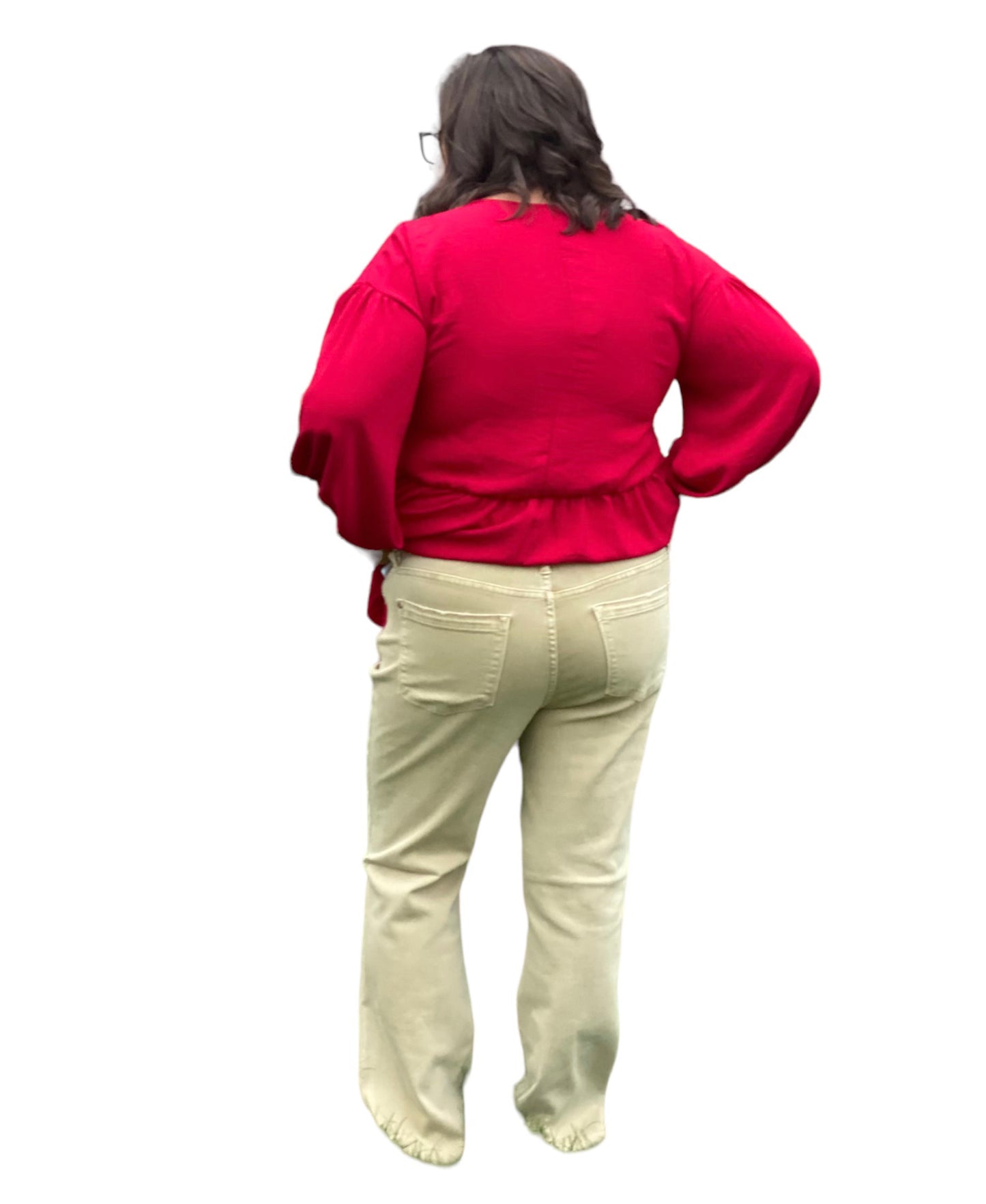 Judy Blue Khaki Cotton Blend Jeans