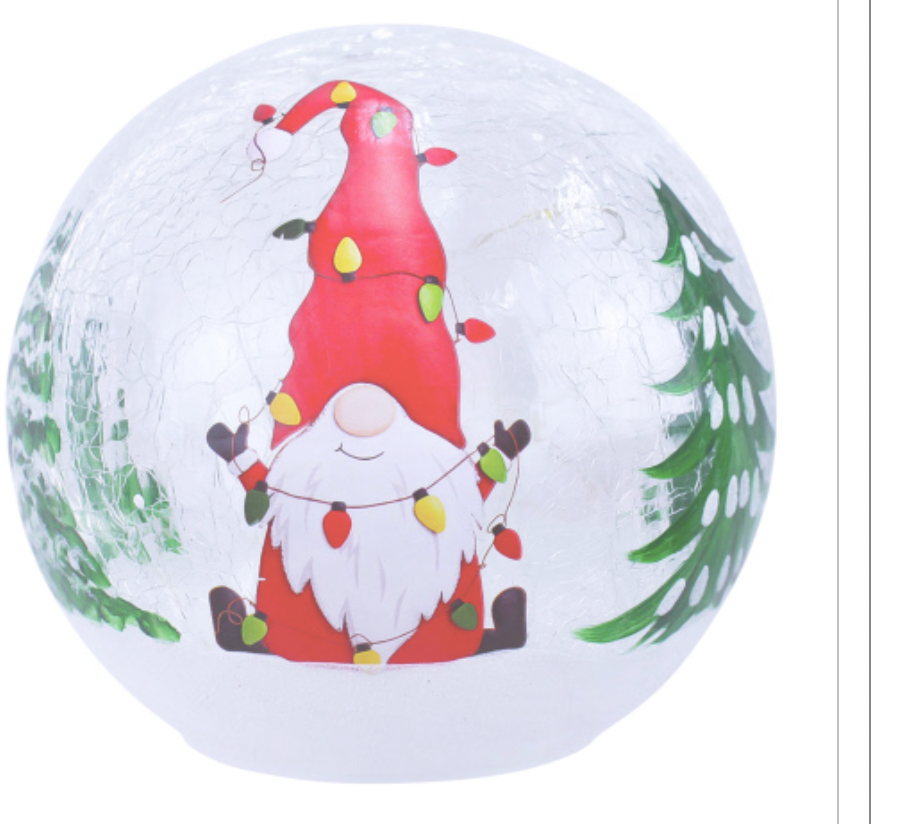 GLOBE LED HAPPY GNOME