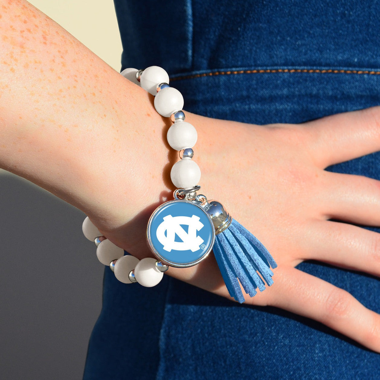 NC Tar Heels Bracelet- Harper