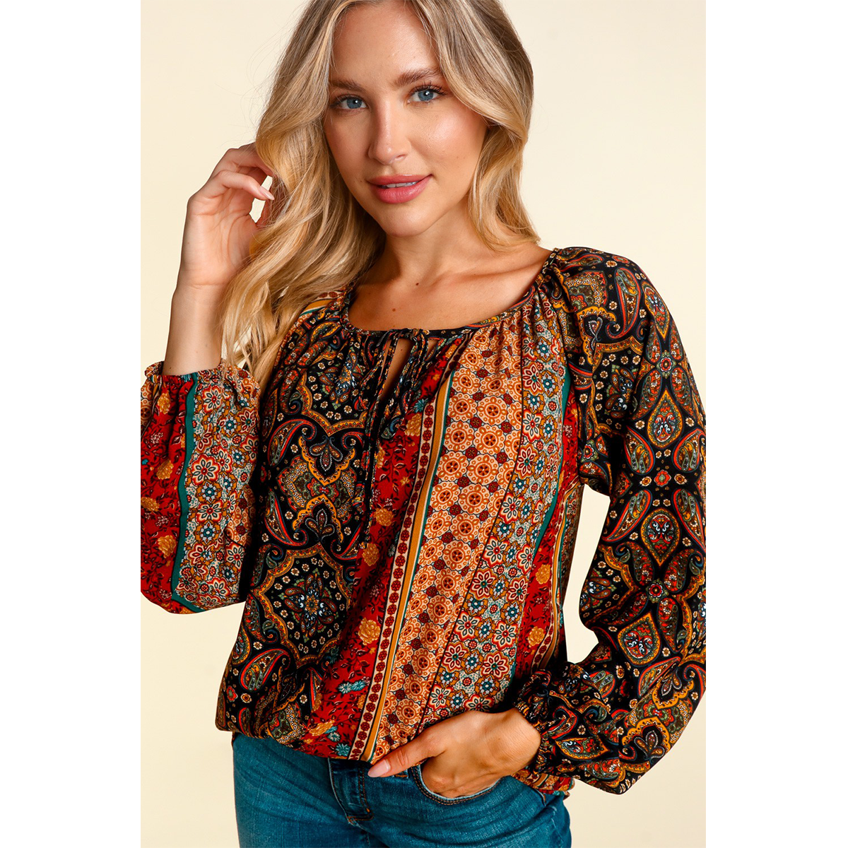 Bohemian Paisley Top