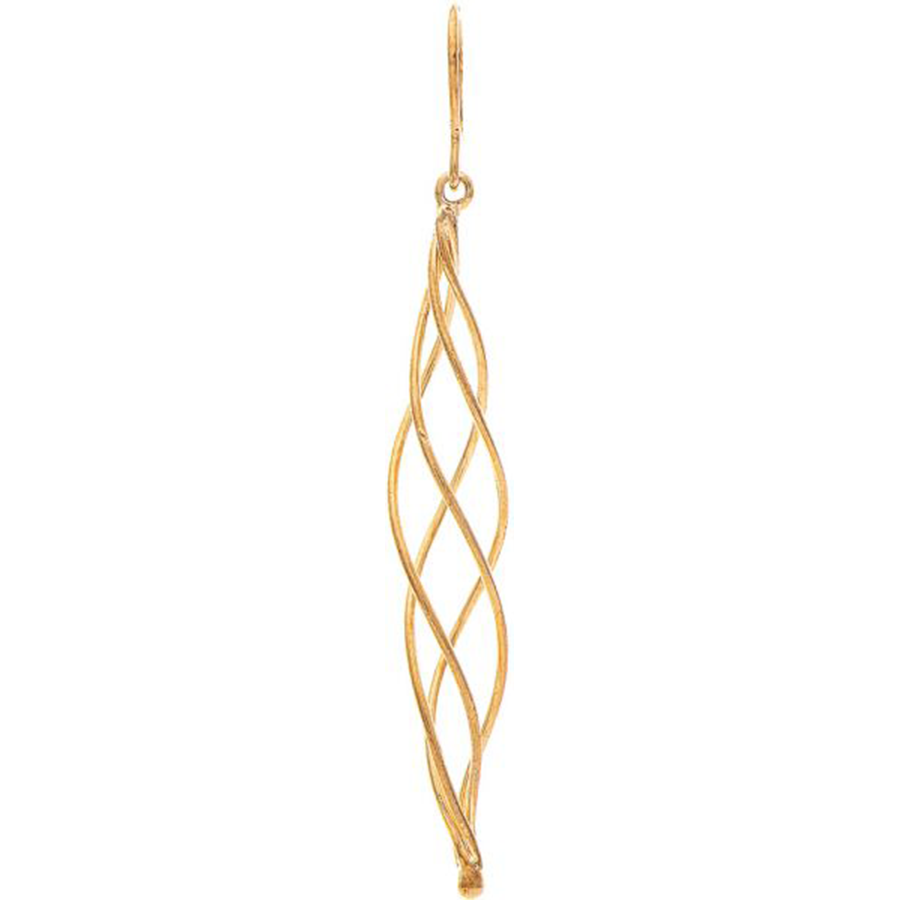 Gold Twist Earrings