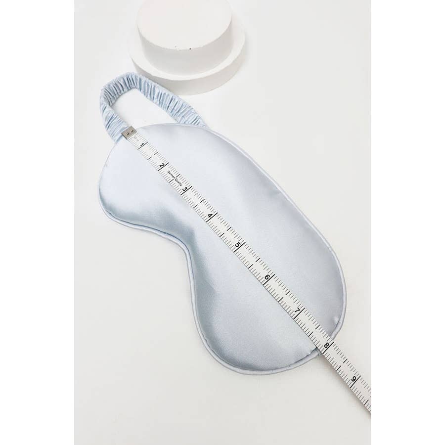 Silk Satin Sleeping Mask SILVER GRAY