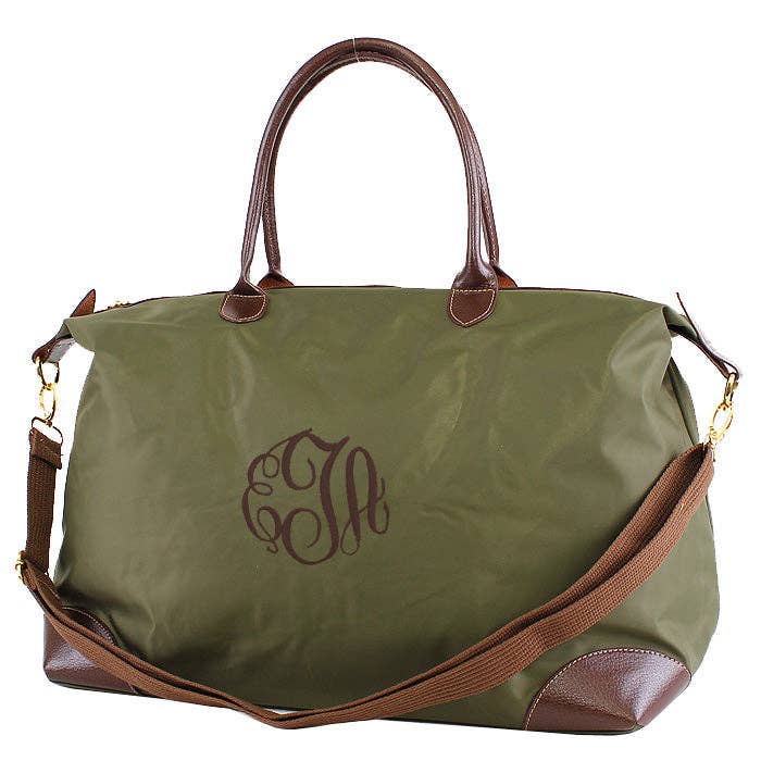 Nylon Weekender/Duffle Bag: Navy