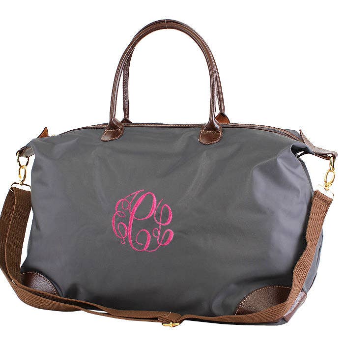 Nylon Weekender/Duffle Bag: Navy