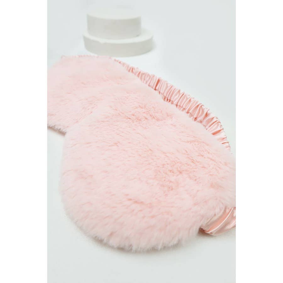 Faux Fur Eye Mask: MIX COLOR / ONE