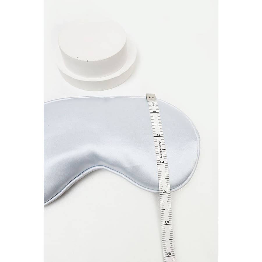 Silk Satin Sleeping Mask SILVER GRAY
