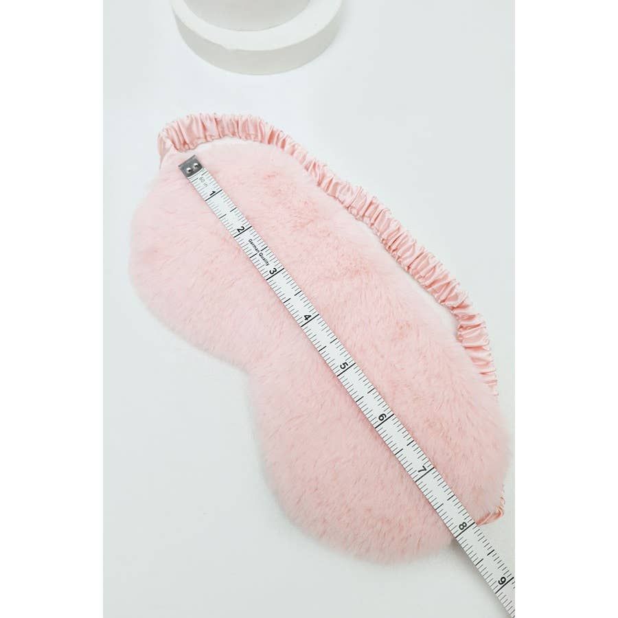 Faux Fur Eye Mask: MIX COLOR / ONE