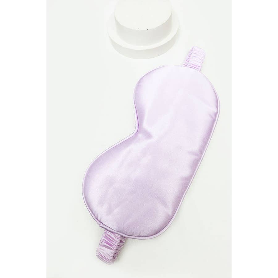 Silk Satin Sleeping Mask SILVER GRAY