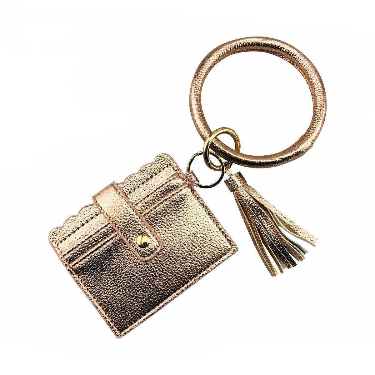 Bangle/Key-Chain/Wallet w/ ID Window: Purple