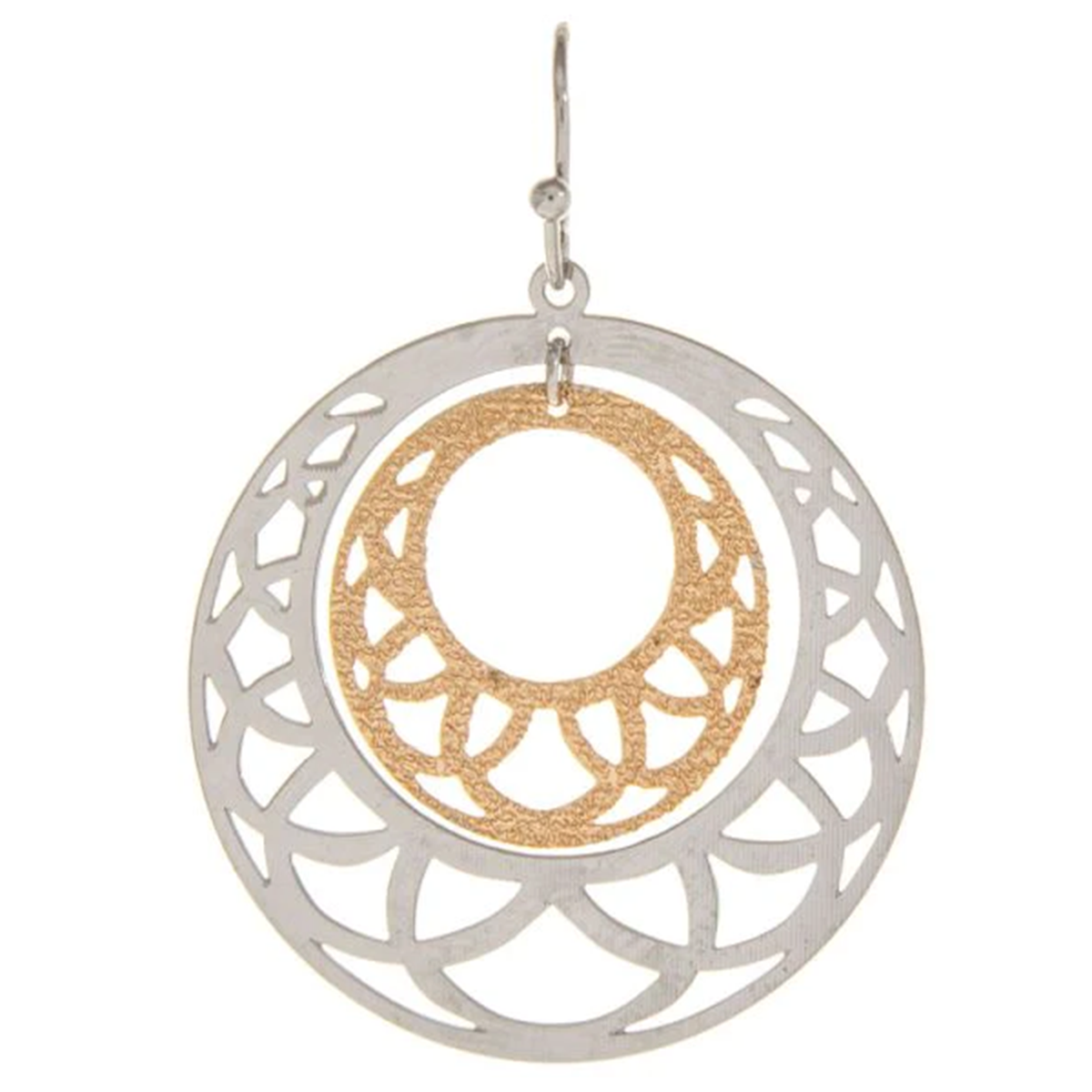 Double Round Filigree Earring