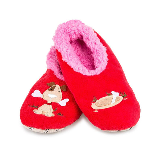 Women's Dog/Bone Slippers