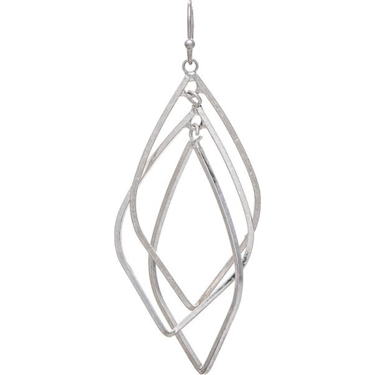 Big Linked Elipse Earrings