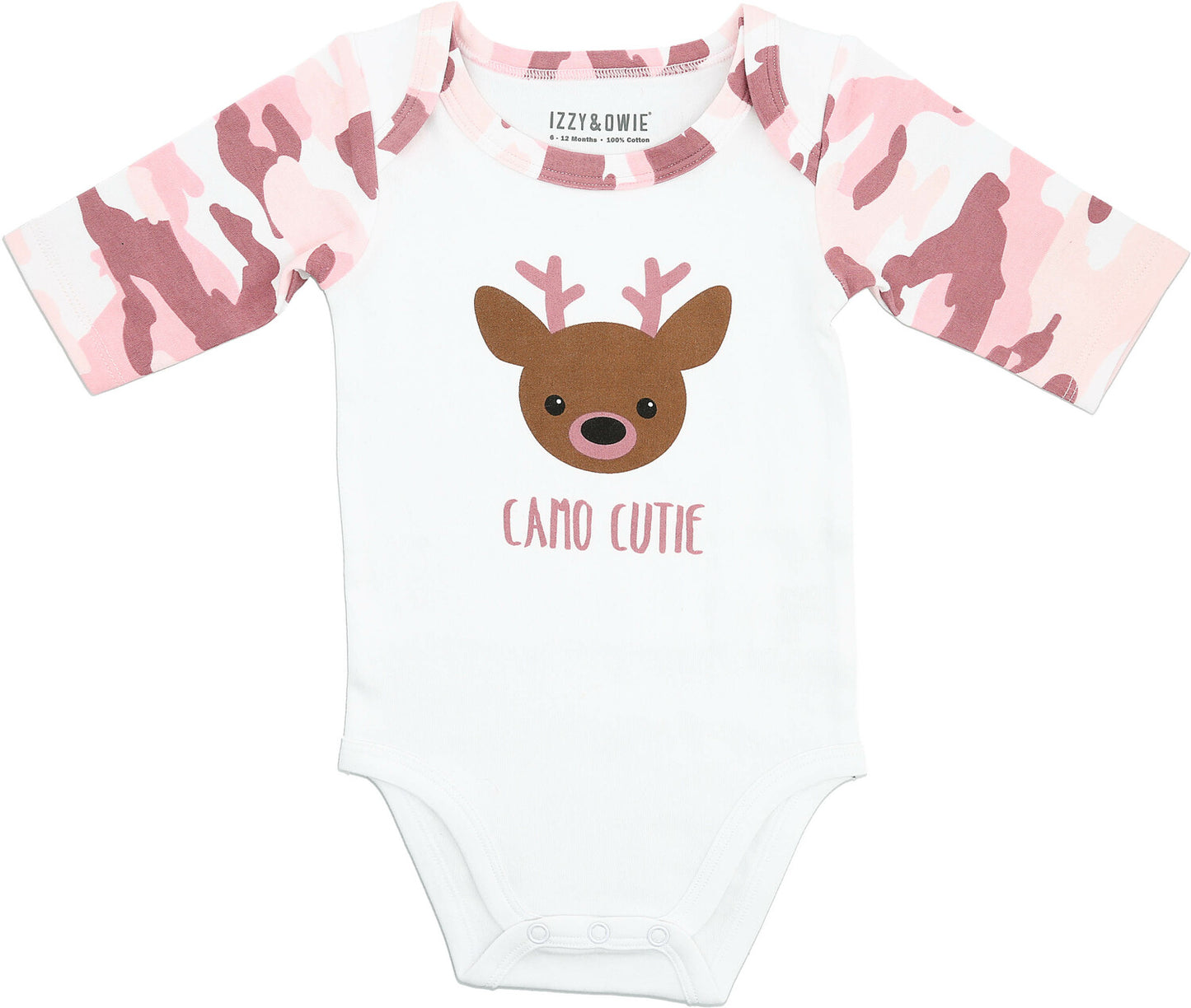 Jewel Pink Camo Deer Bodysuit