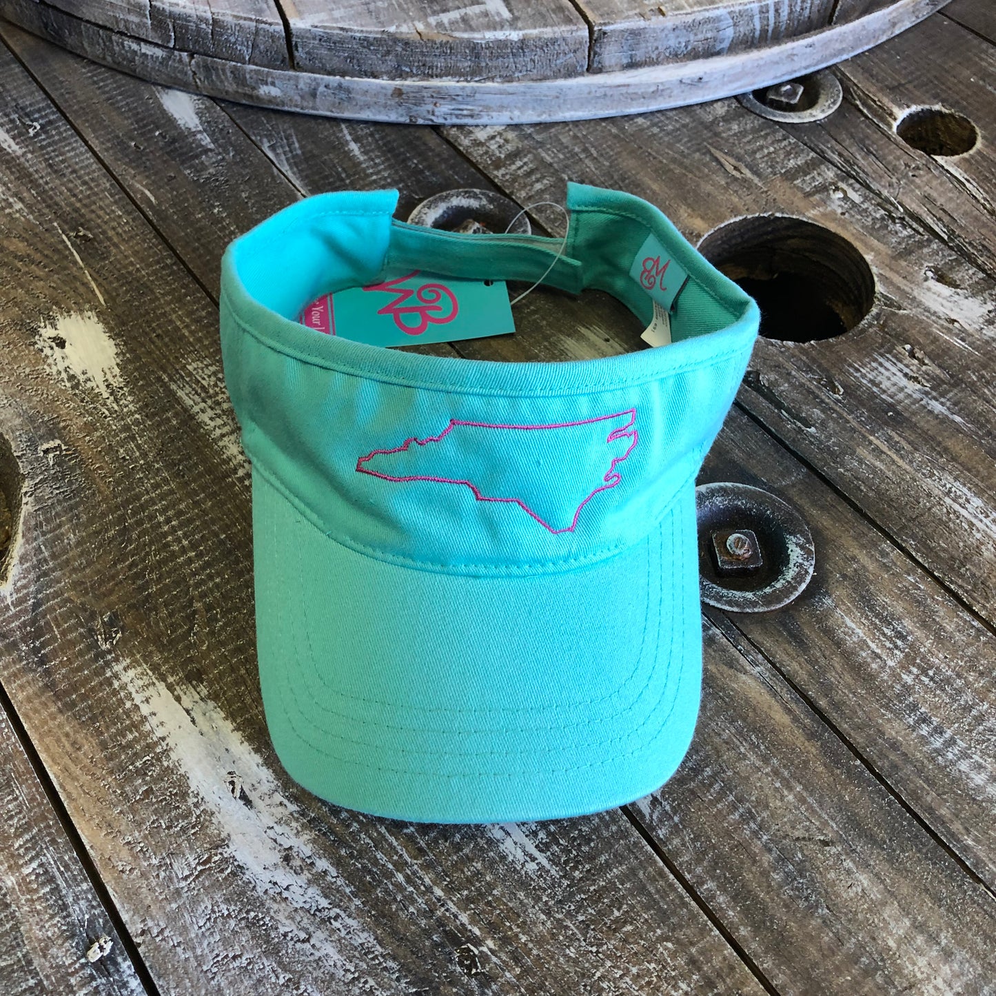 NC Outline Mint Sun Visor