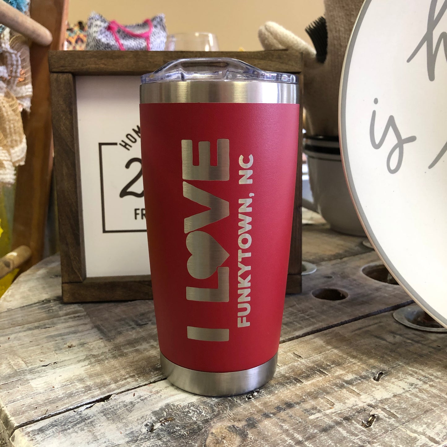 Tumbler - I Love Funkytown Red