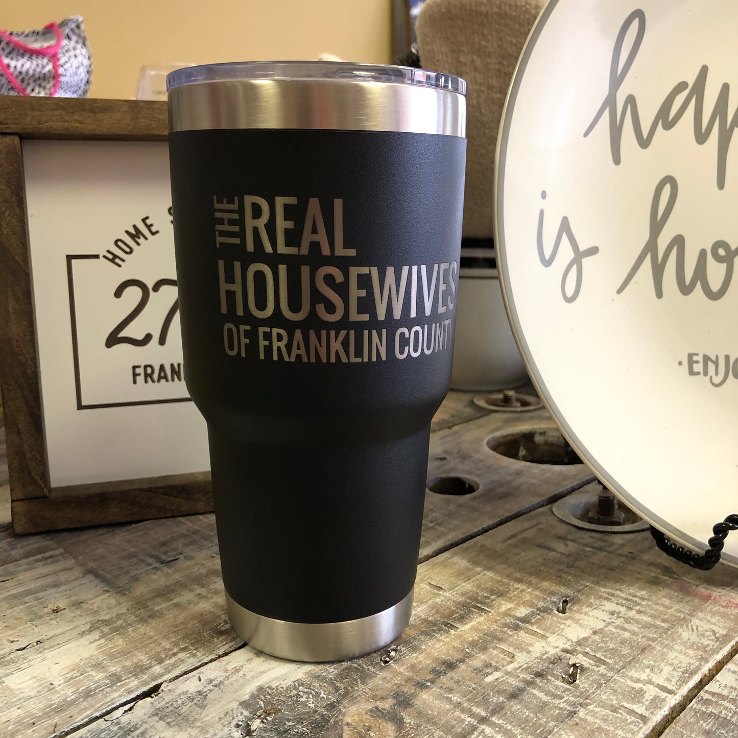 Real Housewives Tumbler 32oz- Black