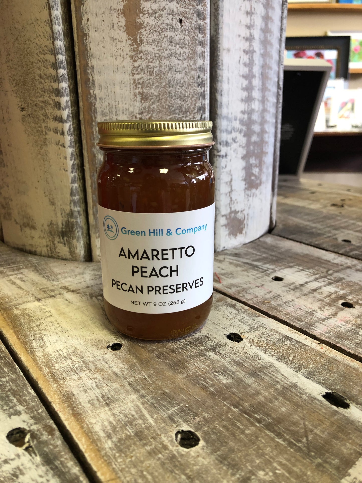 Amaretto Peach Pecan Preserves 9 oz.