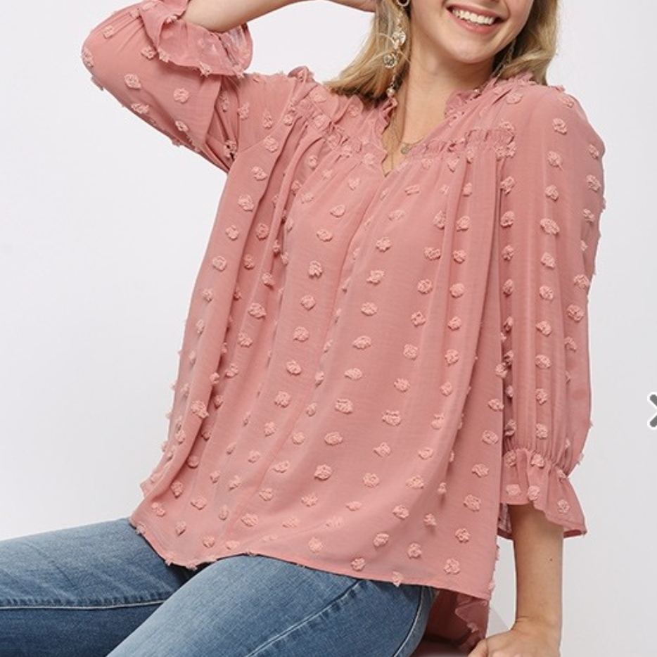 HL Hem Shirring Blouse