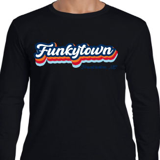 Funkytown T-shirts Long Sleeve - Black