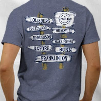 GH Directional Sign t-shirt - Heather Navy