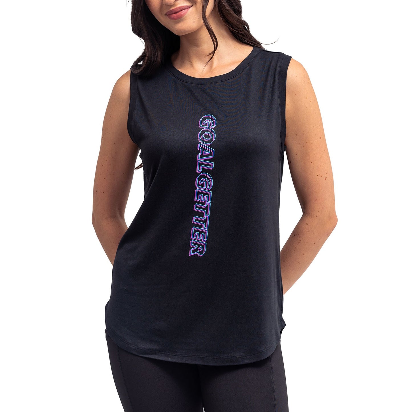FITKICKS® Optimist Active Lifestyle Tank - Black