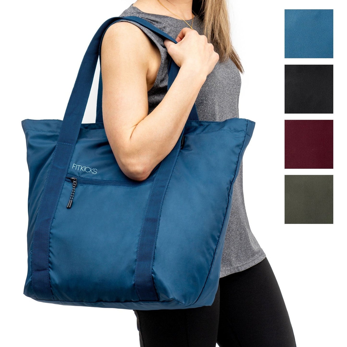 FITKICKS® Hideaway Packable Duffle - Blue