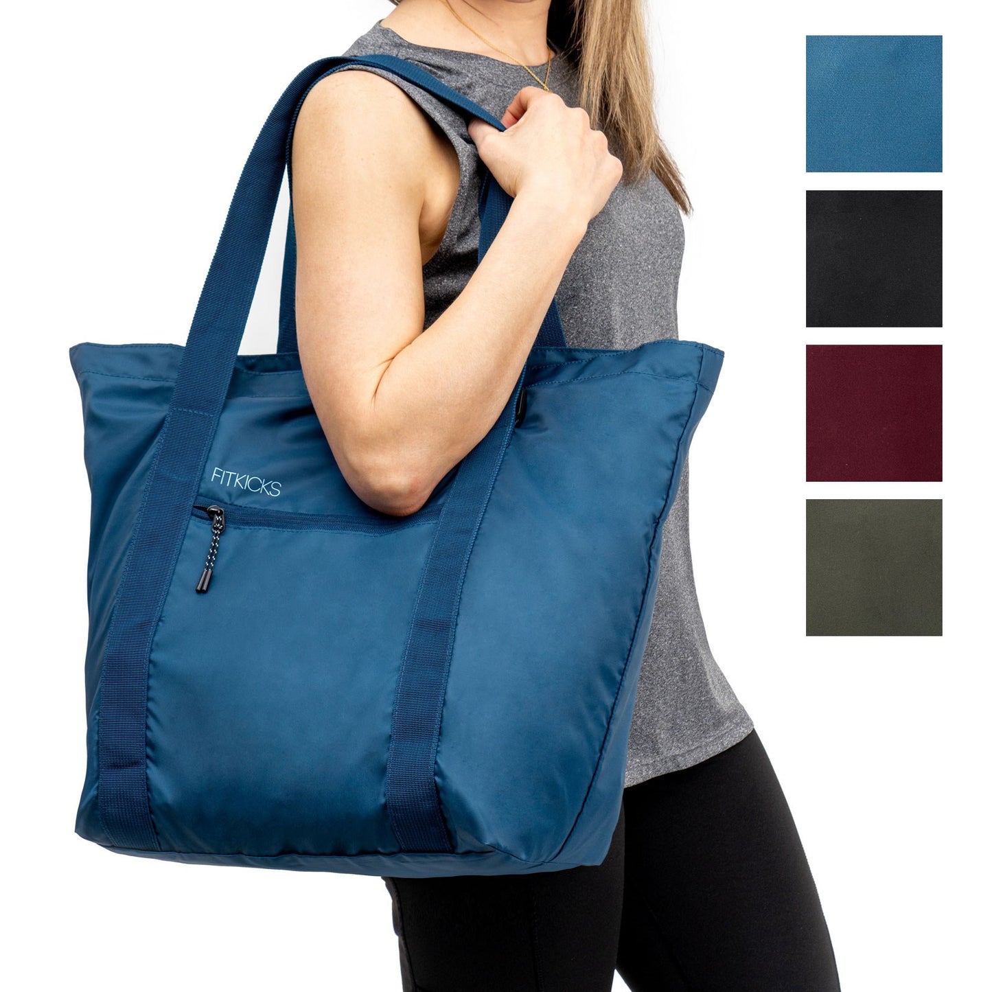 FITKICKS® Hideaway Packable Duffle - Green