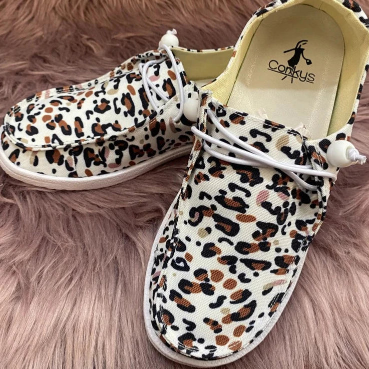 Corkys online leopard shoes
